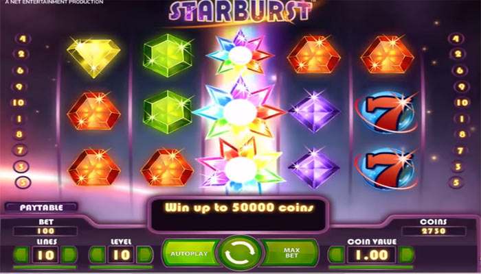 Starburst - Spielautomat mit Free Spins